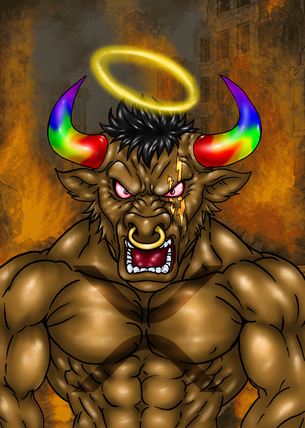 Mad Bull - The Halo bull